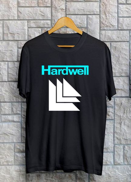 

new dj hardwell trance house music logo black white tshirt size s 3xl short sleeves t shirt 018308 sport hooded sweatshirt hoodie