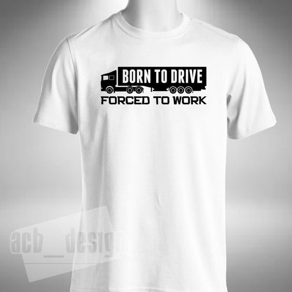 

sport born to drive mens t-shirt trucker v8 driver man new fashion men t shirt cotton men short sleeve printing t shirts