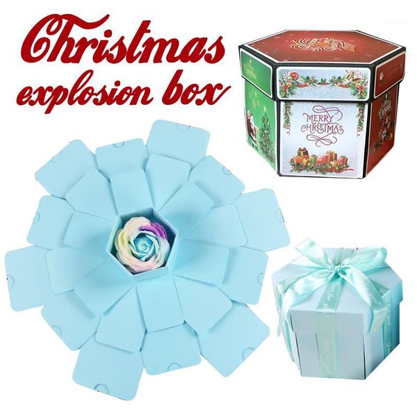 

gift wrap diy surprise love explosion box po for valentine's day wedding birthday christmas kraft paper surprise1