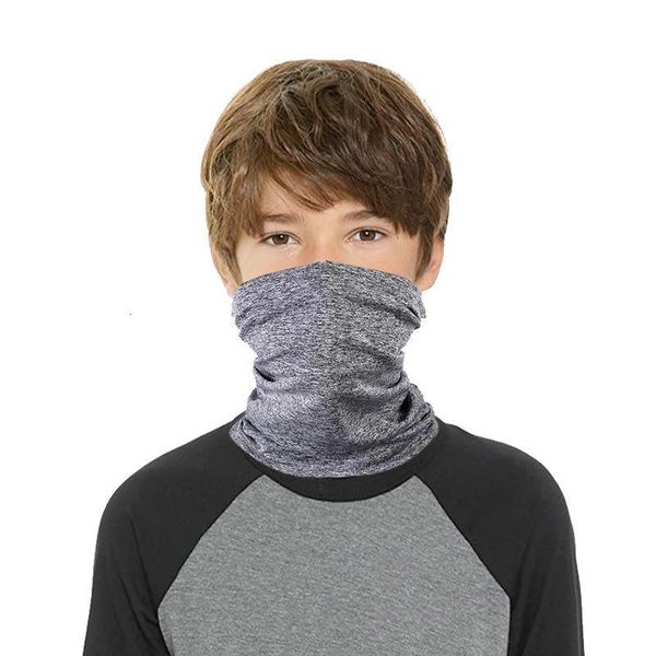 

pm with dhl shipping bandanas kids scarf 2.5 filters children protective face mask cover solid color neck gaiter girls b