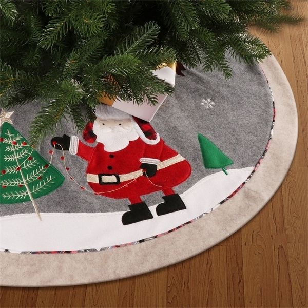 

belwu new santa claus mat skirt santa claus zxyfl skirt christmas party decorative christmas tree mat tree