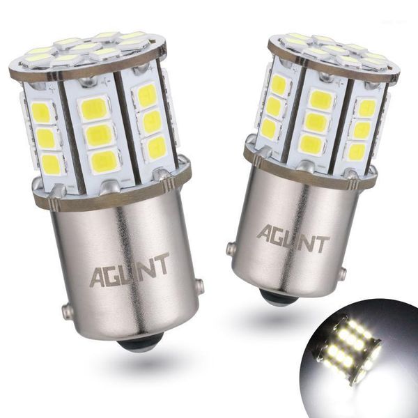 

aglint 2pcs 1156 led bulb 2835 33-ex chips p21w ba15s used for backup reverse lights tail lights,turn signal light white 12/24v1