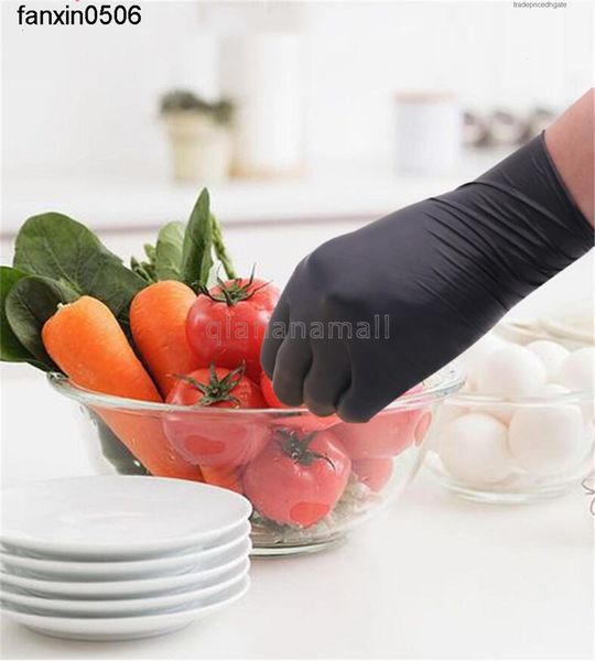 

grade pcs food disposable nitrile natural rubber 9" multipurpose gloves for home(blue) 100pcs y200421 b8an