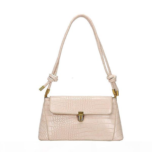 

vintage sac baguette femme luxury bags alligator leather white bag women handbags crossbody shoulder for drop shipping