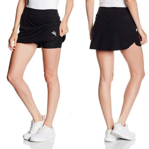 

inner running tennis golf wear women active quick dry athletic skorts lightweight skirt with pockets pencil skirts with shorts1, White;black