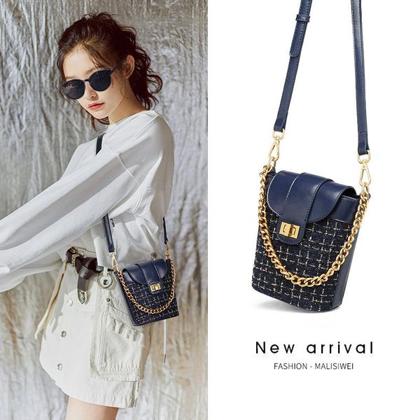 

shoulder bags oimg ladies retro fashion bucket 2021 net female red temperament messenger small chain bag