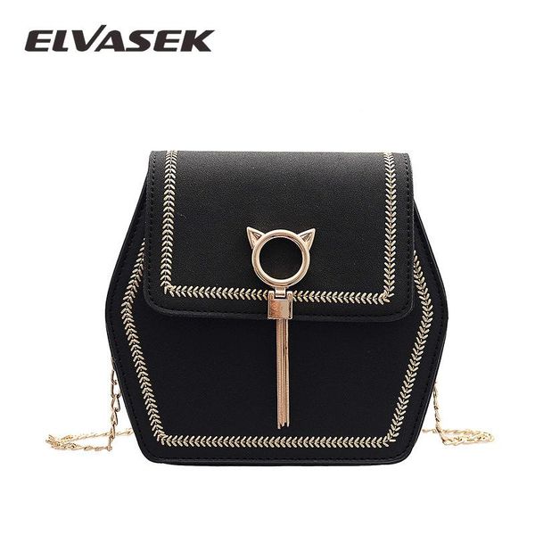 

elvasek модные сумки на ремне для женщин 2020 pu / матовый полиэстер роскошные кожаные марка crossbody сумки сумки для женщин