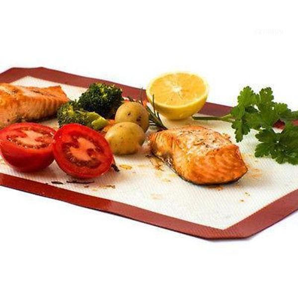 

mats & pads wholesale- non-stick durable silicone baking mat sheet cake bakeware sets 300*210*0.7mm