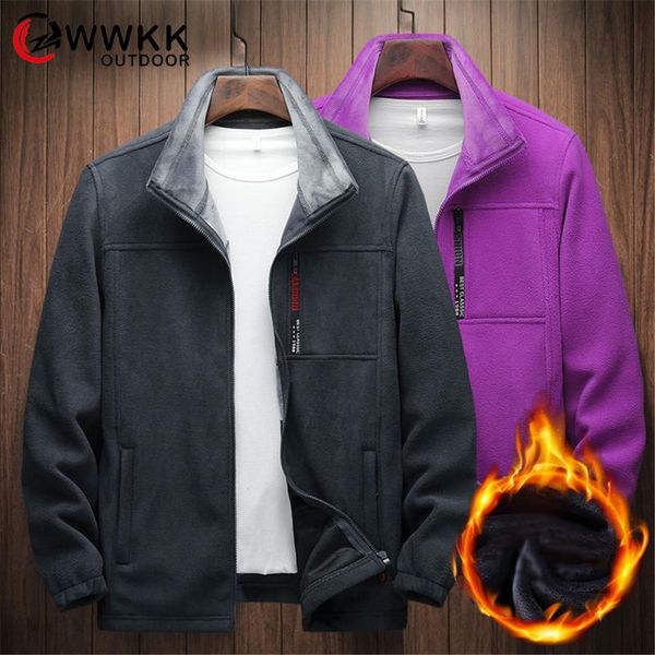 

men women outdoor trekking hunting overcoats camping hiking jackets clothing sports polar fleece jacket winter heated ski coats, Blue;black