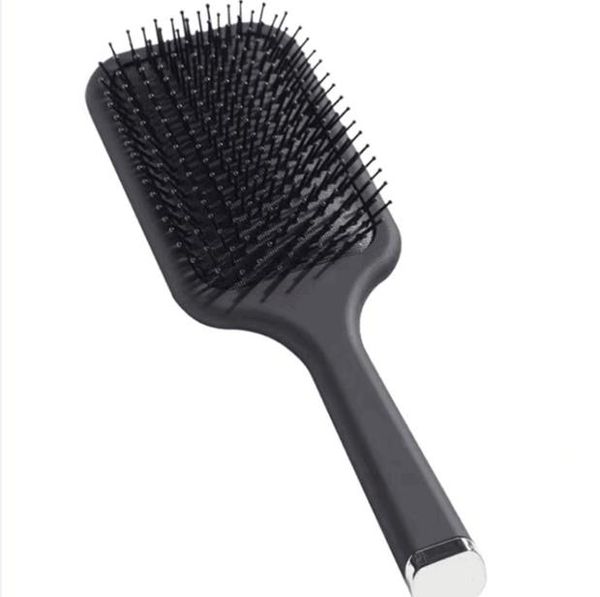 

professional paddle comb brush for hair styling ceramic straightener, Silver