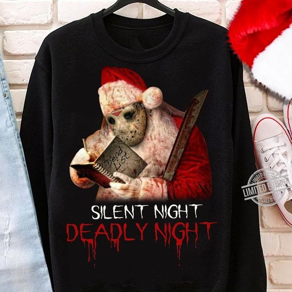 

dead list silent night deadly nigh hoodie designers t shirts sweatshirt