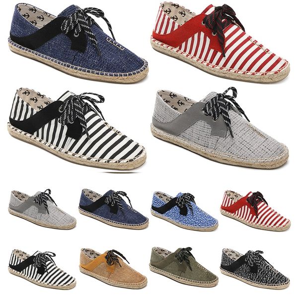 

canvas shoes breathable straw hemp rope mens womens big size 36-44 eur fashion breathable comfortable black white green casual nine 107