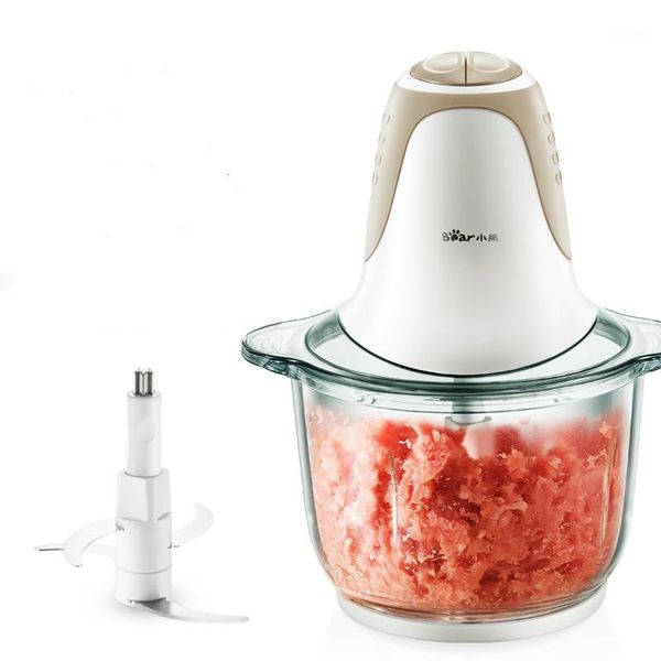 

portable blenders electric meat grinders 2l300w 2 gears glass 4 blades copper engine meat cutter kitchen processor batidora1