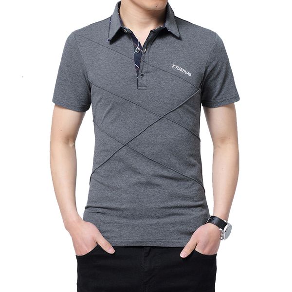 

covrlge new british style cotton short sleeve contrast color men's casual tee shirt men plus size 5xl mtp040, White;black