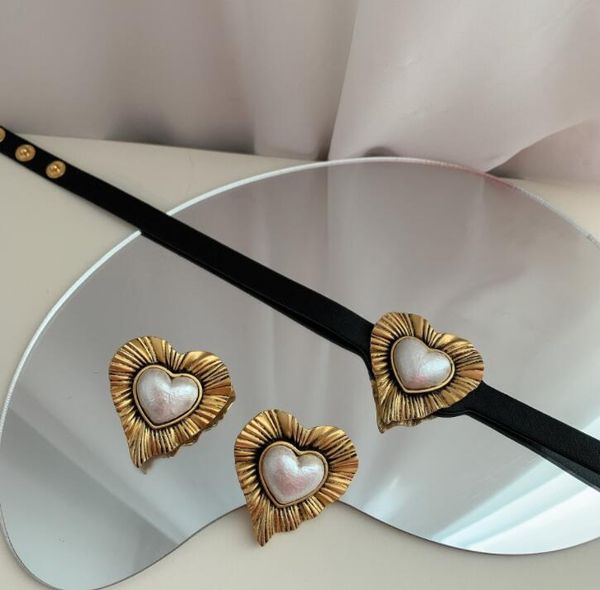 

hair accessories designer jewelry fashion earrings fashion unique stud earrings for woman girls luxury designer heart jewelry, Silver