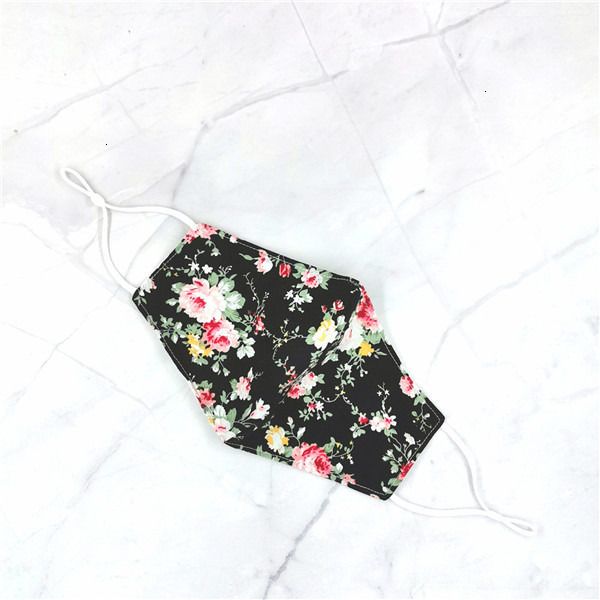 

designer flower mask pattern face 3d printing with cotton reusable face masks out door sport riding masks fashion design 1iy1