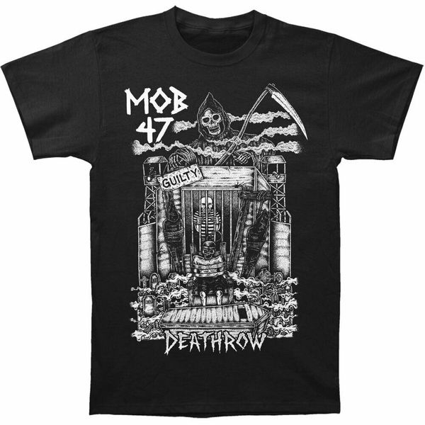 

mob 47 men's death row t-shirt black(1) sport hooded sweatshirt hoodie
