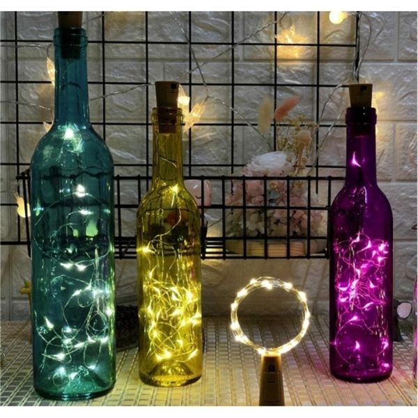 

a-led waterproof copper mini fairy diy glass craft bottle string lights christmas light 2m