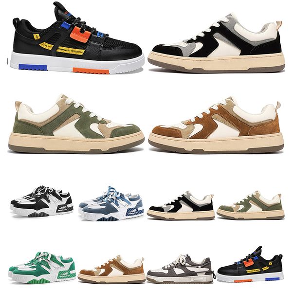 

casual shoes mens womens big size 39-44 eur fashion breathable comfortable black white green red pink bule orange forty-six