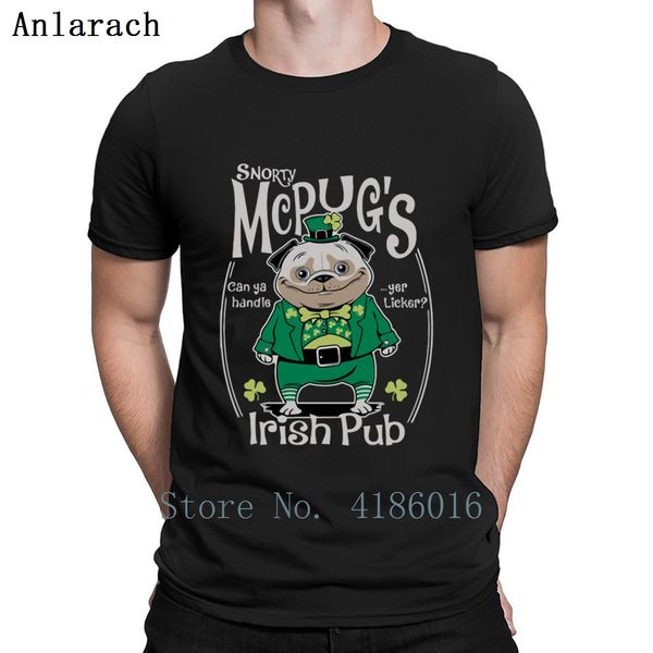 

pug irish pub snorty mcpug short sleeve interesting pictures new fashion summer style pattern designs sport hooded sweatshirt hoodie t shirt