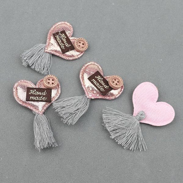 

20pcs padded stars heart tassel applique diy craft supplies basteln kids hair pin accessories earrings ornaments decor materials h bbyjdi