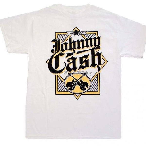 

sport johnny cash diamond white guitars t shirt