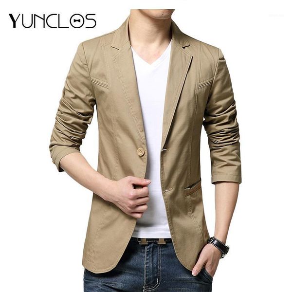 

yunclos mens jackets blazers for men party business causal jacket fashion silm fit blazer homme coat clothing plus size 5xl1, White;black