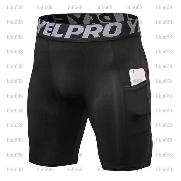 

men quick dry short running tights men's compression running shorts gym fitness sport leggings male underwear sport shorts1, Black;blue