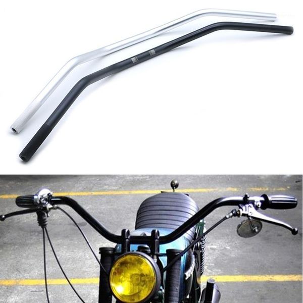 

universal 22mm 7/8" motorcycle handle bar motorbike handlebar scooter bars moto aluminum alloy retro black anti-rust handle bars1