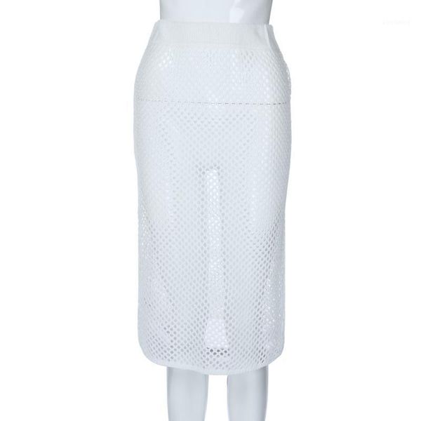 

jaycosin skirt female fashion hand-woven openwork knit bikini skirt beach summer women bikin beach pleated1, Black