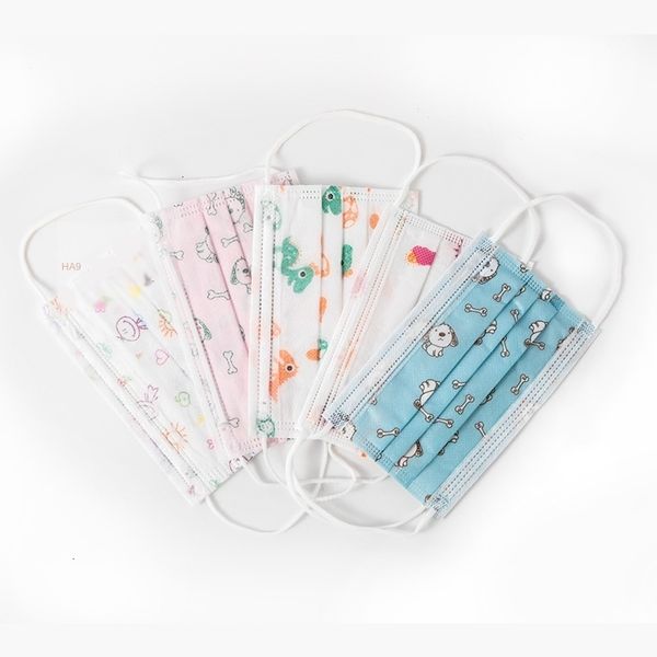 

disposable children's three-layer non-woven fabrics containing meltblown cloth 50 children protective mask sale