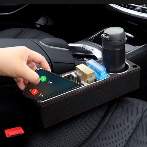 

1pc universal pair passenger driver side car seat gap storage box for pocket organizer catcher box multifunctional storage