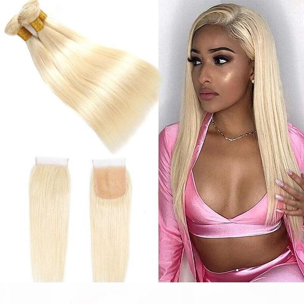 

indian raw human hair bundles with 4x4 lace closure straight virgin hair wefts with closure baby hair extensions 4 pieces lot straight 8-30, Black;brown