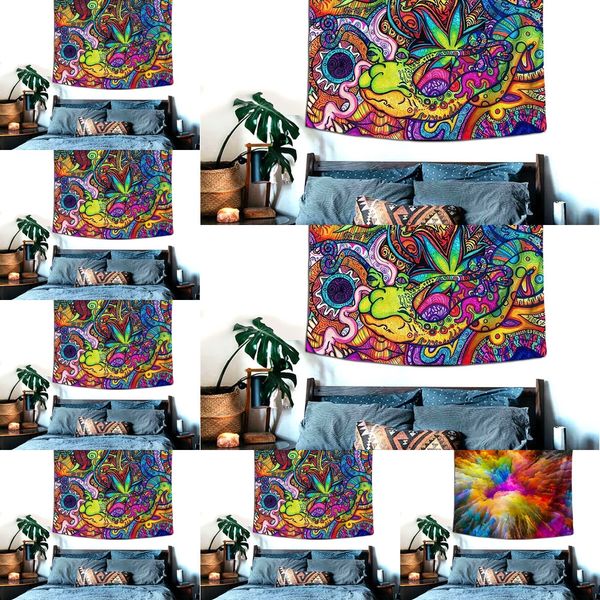 

t1bn elephant boho blanket galaxy starry indian mandala wall psychedelic hanging retro hippie tapestry fabric tapestry home decor wall cloth