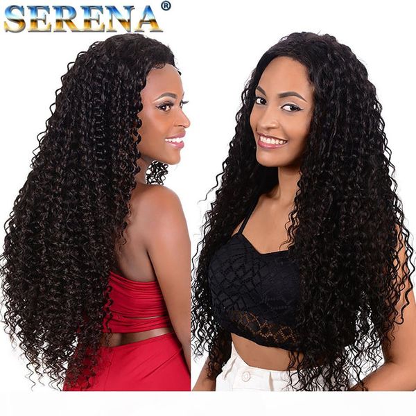 

deep wave wig lace front human hair wigs for black women preplucked curly 4x4 360 human hair wigs brazilian lace frontal wigs, Black;brown
