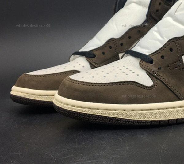 

2021 new 1 high og green brown low men basketball shoes sports sneakers trainers quality, Black;red