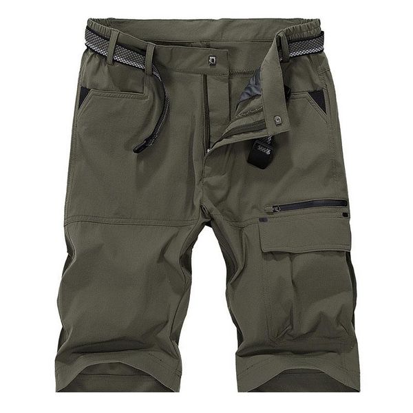 

wholesale man waterproof plus size shorts outdoor men mountaineering hiking hunting overalls camping trekking thin wmtwva, Black;blue