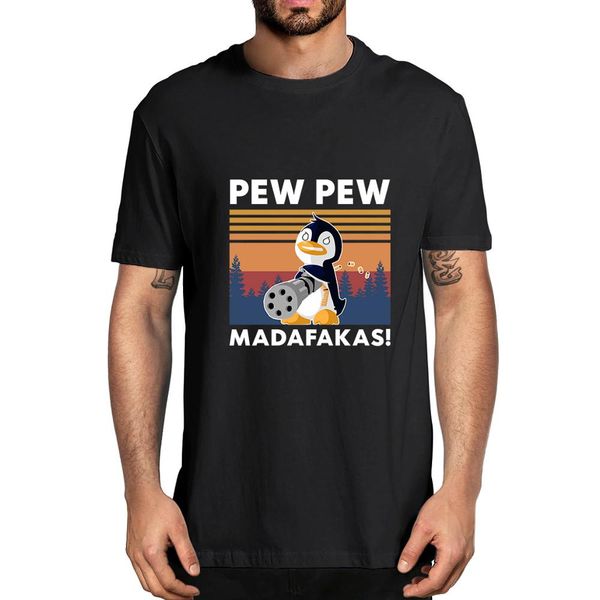 

penguins pew pew madafakas funny penguins gangster meme t-shirt vintage men tee sport hooded sweatshirt hoodie