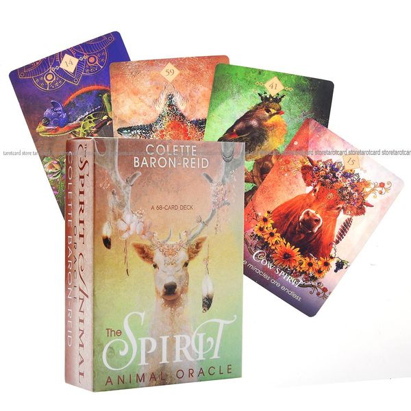 

the spirit animal oracle a 68 card deck and electronic guidebook oracle divination baron reid insects fish card game board yxltuf xhlove