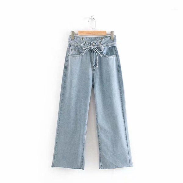 

computation of 60-6123 european and american fashion straps baggy jeans1, Blue