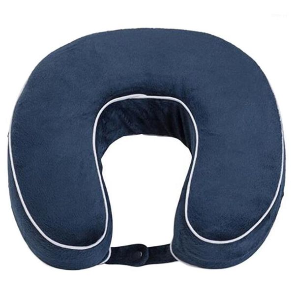 

cushion soft memory foam neck pillow flat u-shaped pillow neck nap rest1