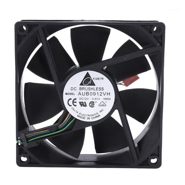 

90*90*25mm dc 12v 0.60a 4-pin computer cpu cooling fans1