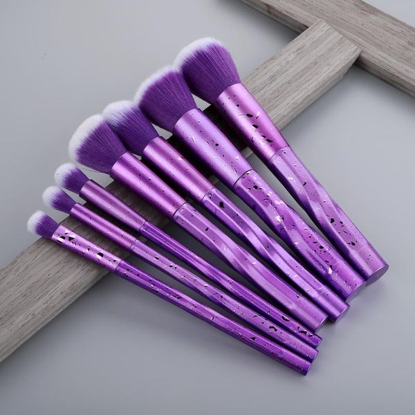 

makeup brushes 7pcs professional set face powder foundation eyebrow eyelash concealer cosmetic brochas de maquillaje