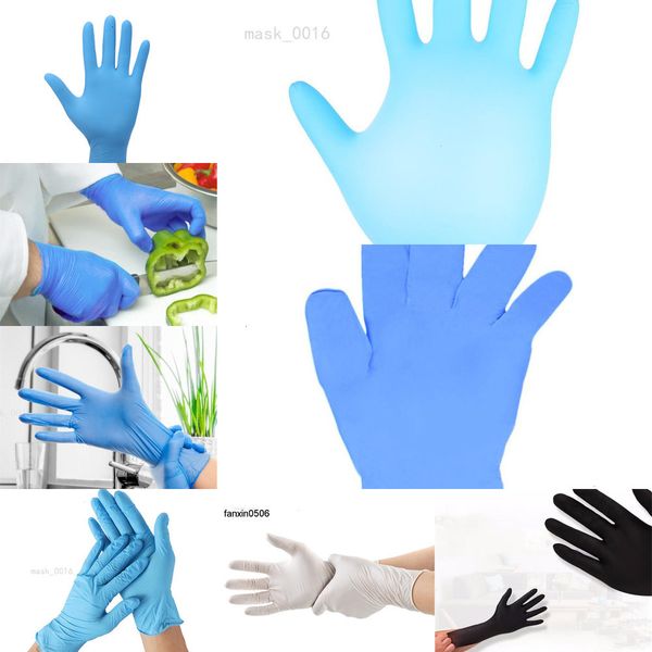 

thicken nitrile rubber for extended disposable food industrial restaurant cleaning 100pcs glove k73x