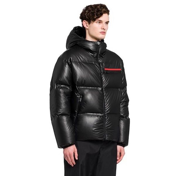

selling 20fw winter warm outdoor outwear windproof waterproof hooded down jackets fashion high end coats street simple black down jacket