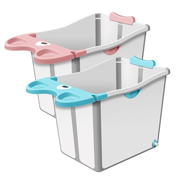 

baby foldable tub child bath can sit lie swimming plus large size household