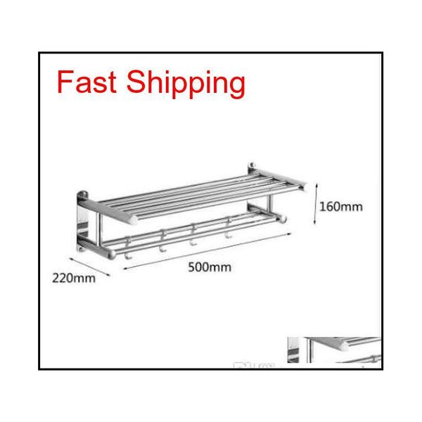 

bathroom towel holder bathroom organizer stainless steel wall-mounted towel rack home l wall shelf har qylxva bdenet