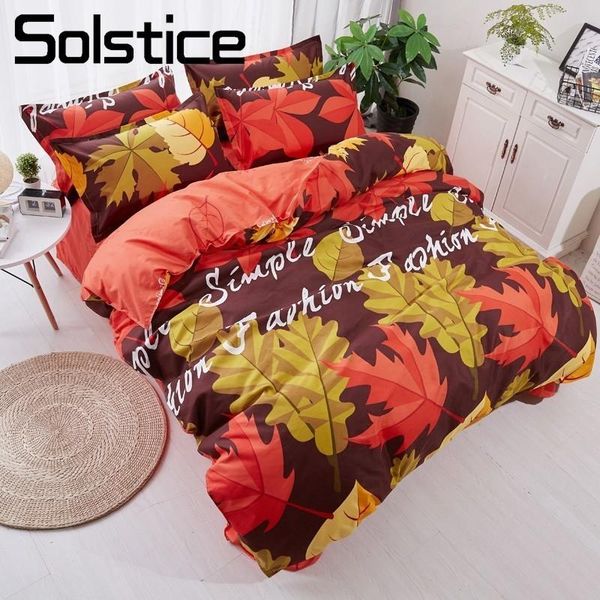 

solstice home textiles leaf cartoon fashion simple cute bedding sets child twin full  size pillowcase duvet cover bed sheet