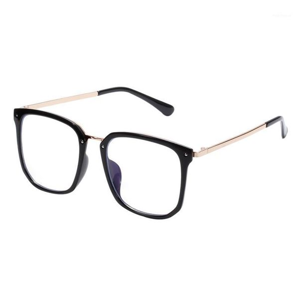 

sunglasses men women retro blue light blocking glasses anti metal frame computer phone hd reading flat mirror1, White;black