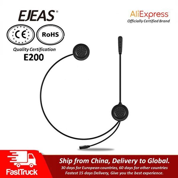 

qplove ejeas e200 bluetooth motorcycle intercom 2 riders wireless connection microphone small size light weight convenient1